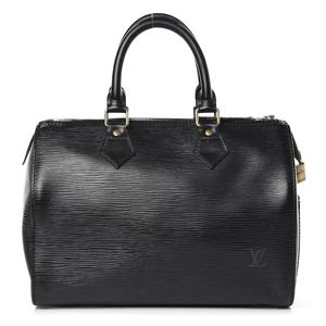 LOUIS VUITTON Epi Speedy Black 25